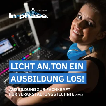 Ausbildung zur Fachkraft für Veranstaltungstechnik 